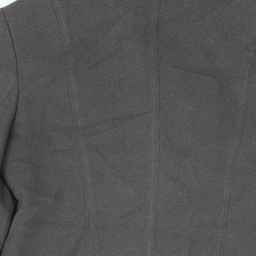 NEXT Womens Brown Jacket Blazer Size 10 Button