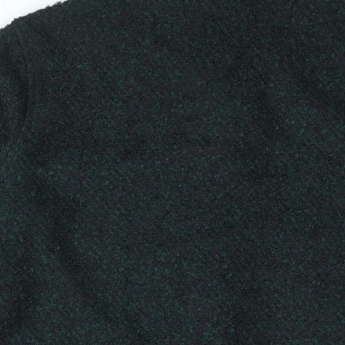Marks and Spencer Womens Multicoloured Pea Coat Coatigan Size 12 Zip