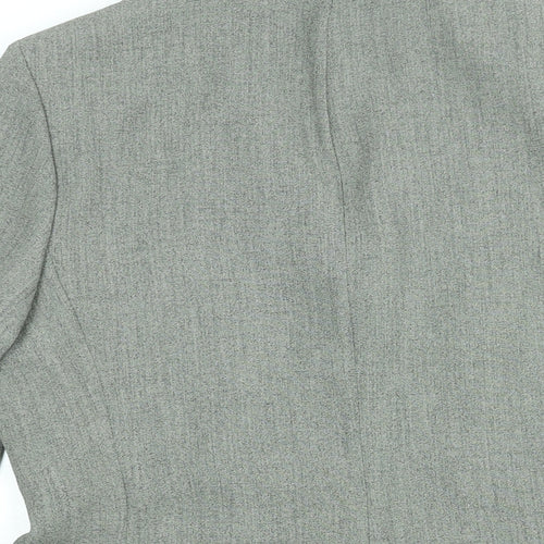 Berkertex Womens Grey Jacket Size 12 Button