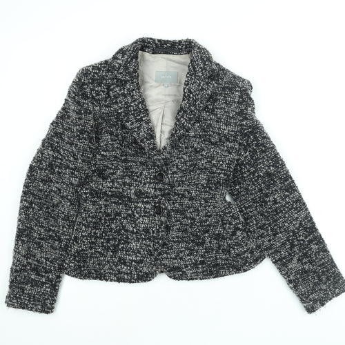 Per Una Womens Black Jacket Size 12 Button