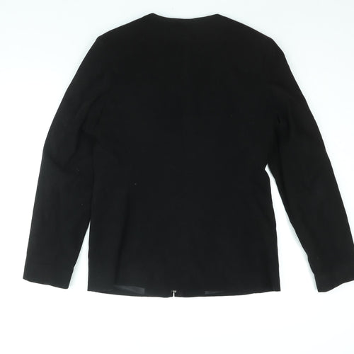 BHS Womens Black Jacket Size 10 Zip