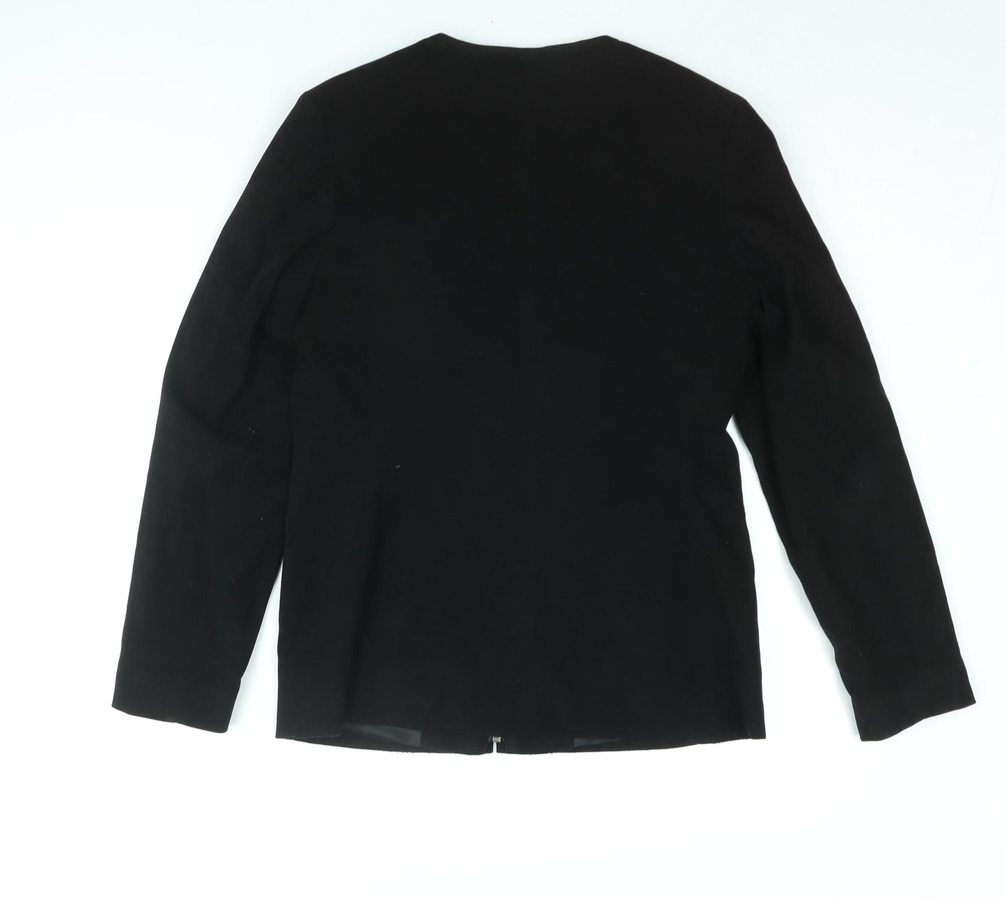 BHS Womens Black Jacket Size 10 Zip