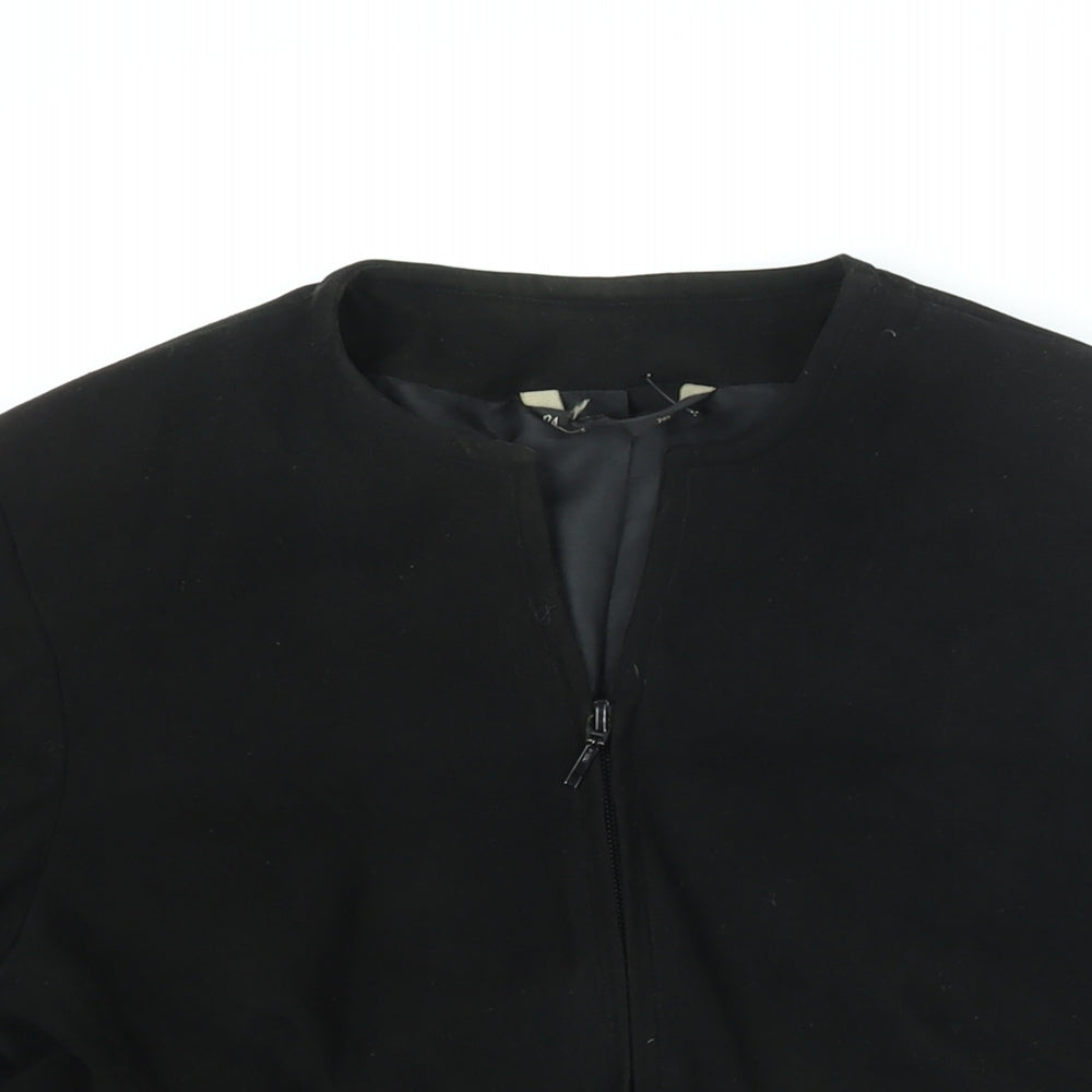 BHS Womens Black Jacket Size 10 Zip