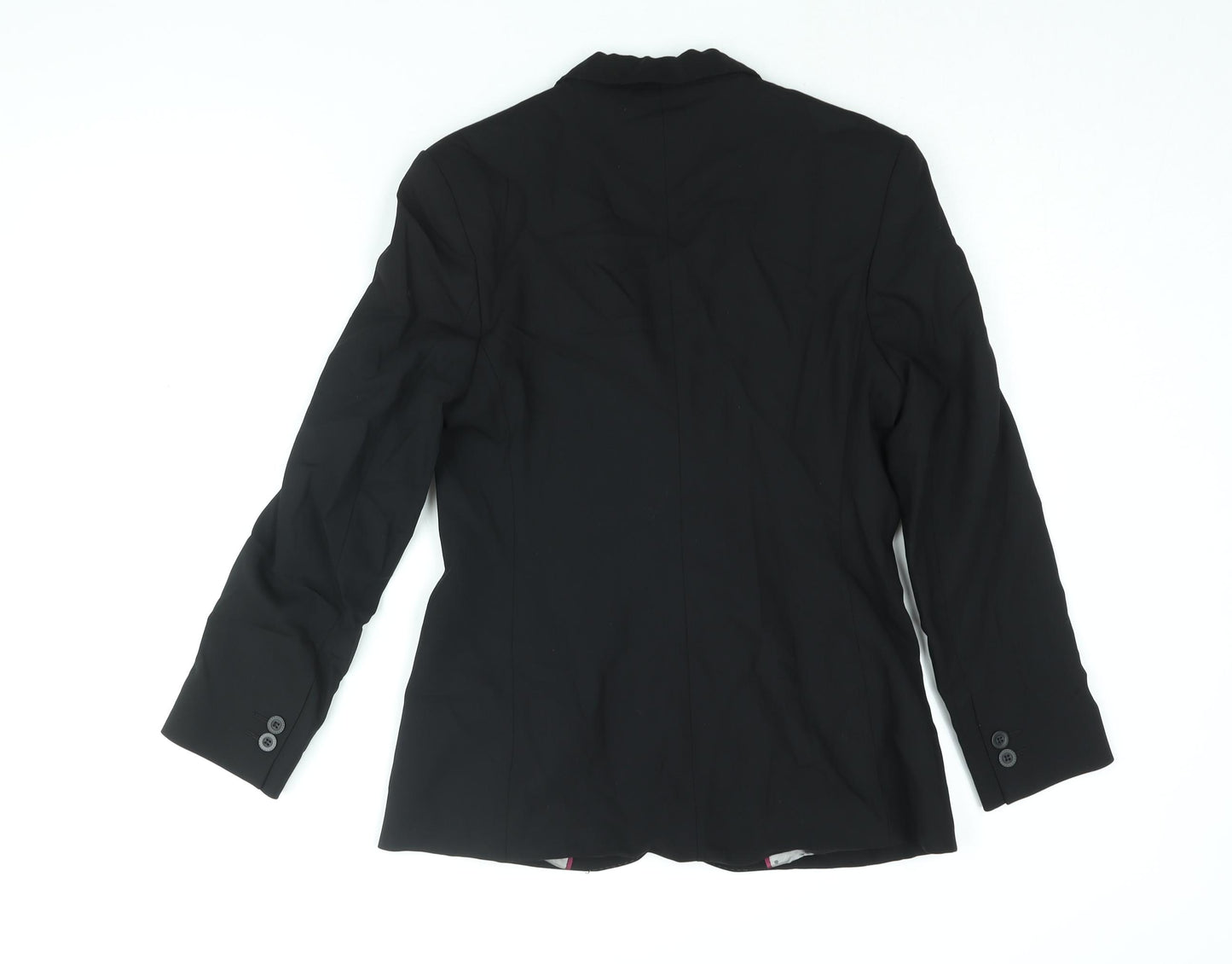 NEXT Womens Black Wool Jacket Suit Jacket Size 8