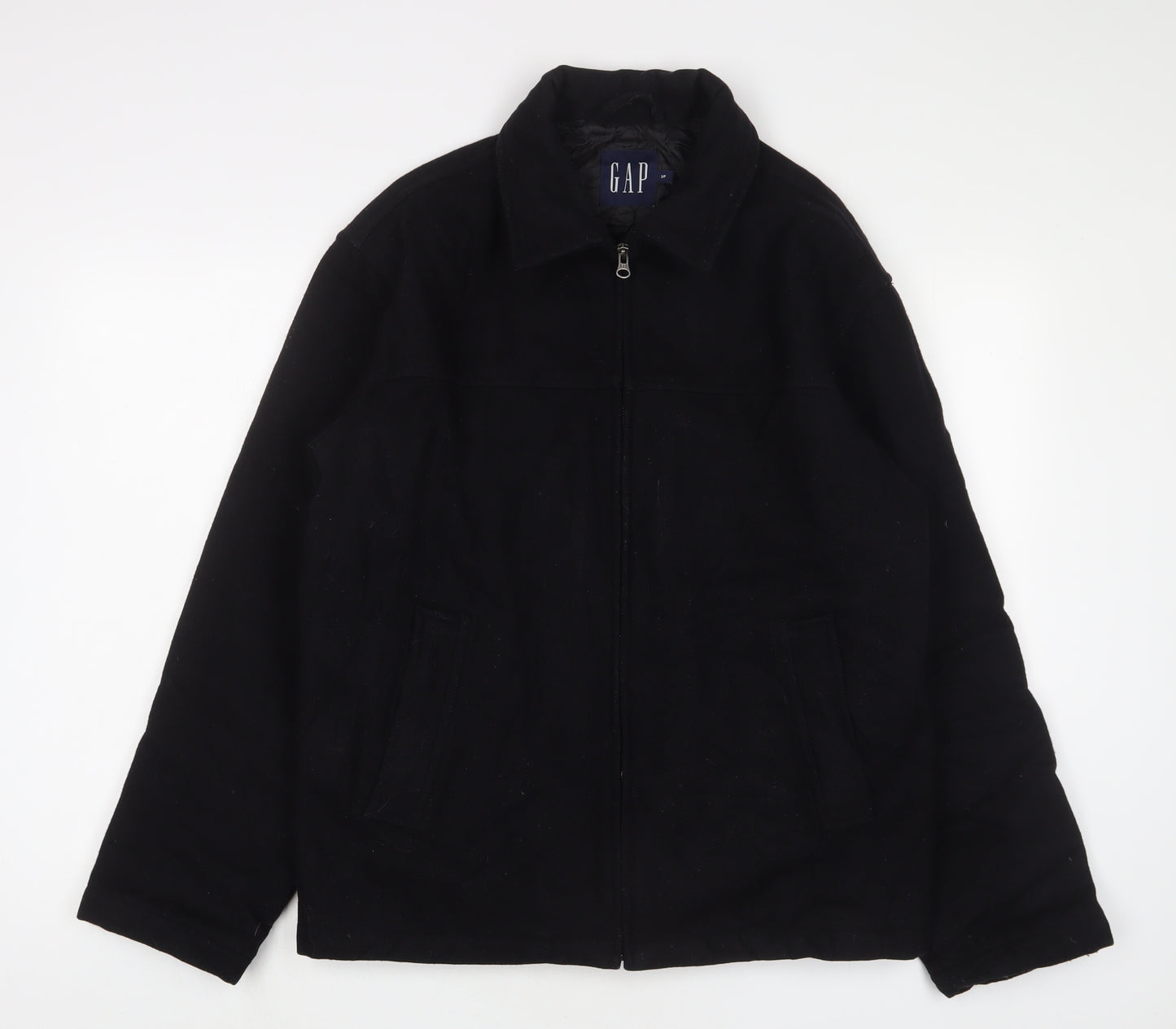 Gap Mens Black Jacket Size S Zip
