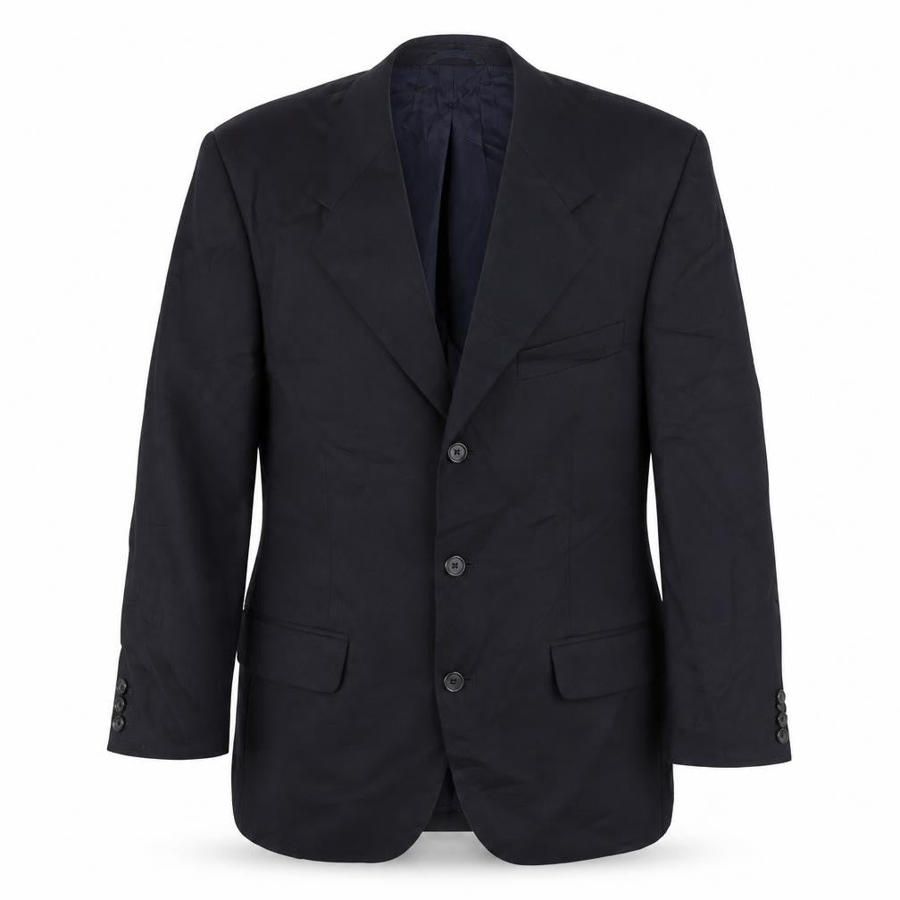 Burton Mens Blue Polyester Jacket Suit Jacket Size 36 Regular