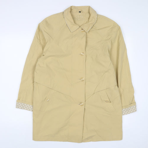 Bonmarché Womens Yellow Jacket Size 14 Button