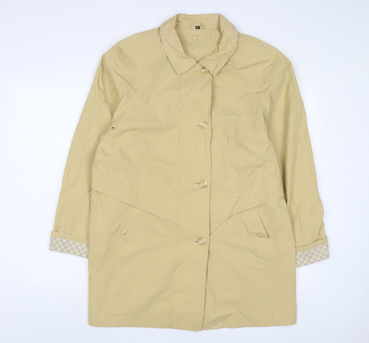 Bonmarché Womens Yellow Jacket Size 14 Button