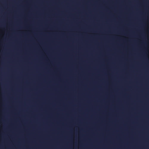 Marks and Spencer Womens Blue Overcoat Coat Size 8 Button