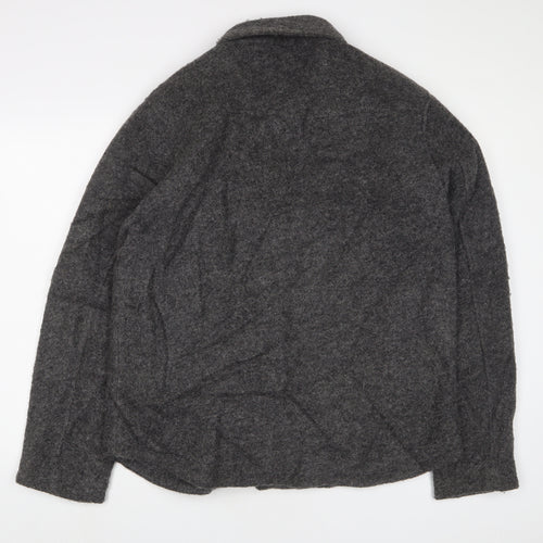 John Lewis Mens Grey Jacket Size L Button