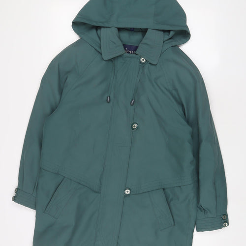 Telemac Womens Green Jacket Size S Zip