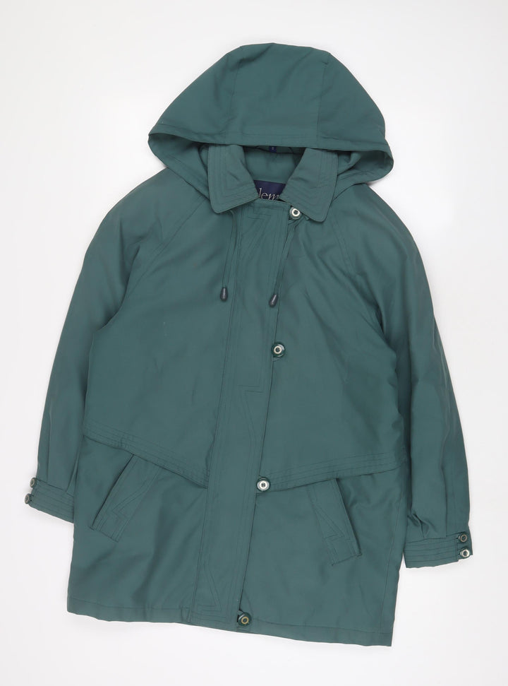 Telemac Womens Green Jacket Size S Zip