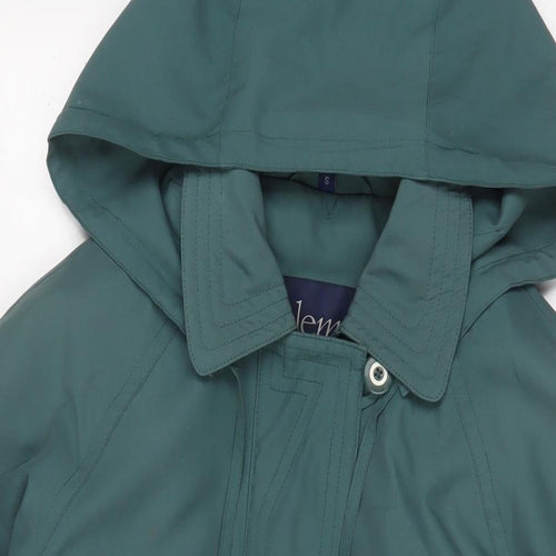 Telemac Womens Green Jacket Size S Zip