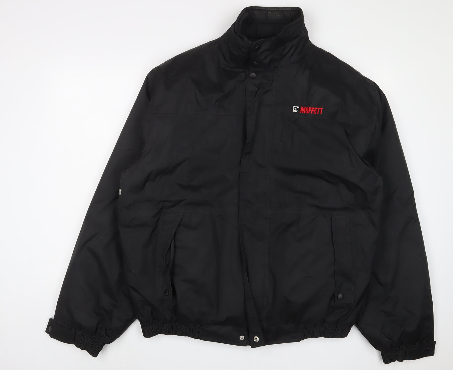 Result Mens Black Jacket Size XL Zip - Embroidered