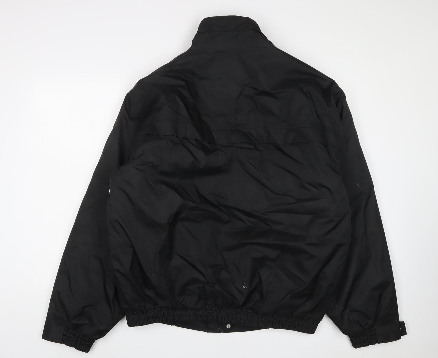 Result Mens Black Jacket Size XL Zip - Embroidered
