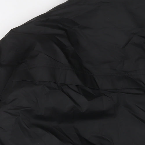 Result Mens Black Jacket Size XL Zip - Embroidered