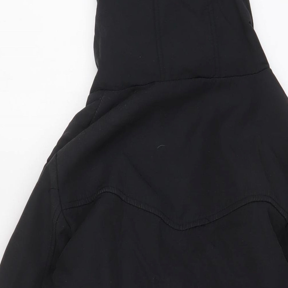 Bench Womens Black Jacket Size L Zip - Logo
