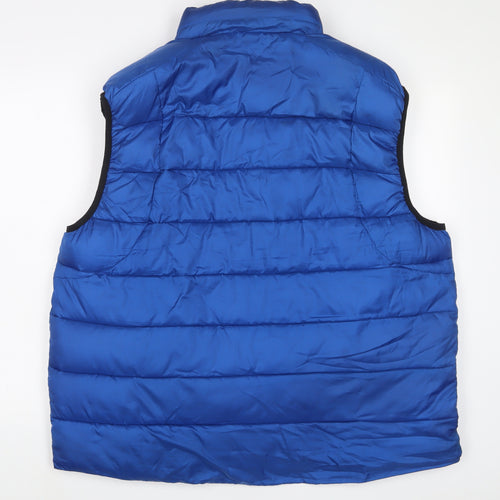 Weatherproof Mens Blue Gilet Jacket Size XL Zip