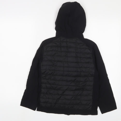 Zara Boys Black Jacket Size 8 Years Zip
