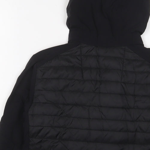 Zara Boys Black Jacket Size 8 Years Zip