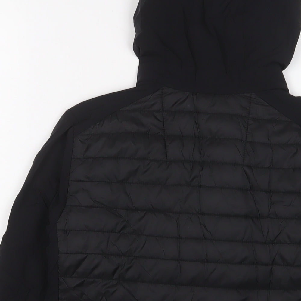 Zara Boys Black Jacket Size 8 Years Zip