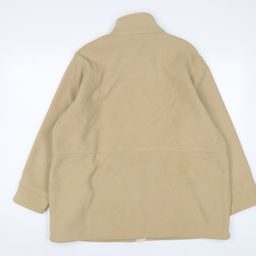 Classic Womens Beige Jacket Size 16 Zip