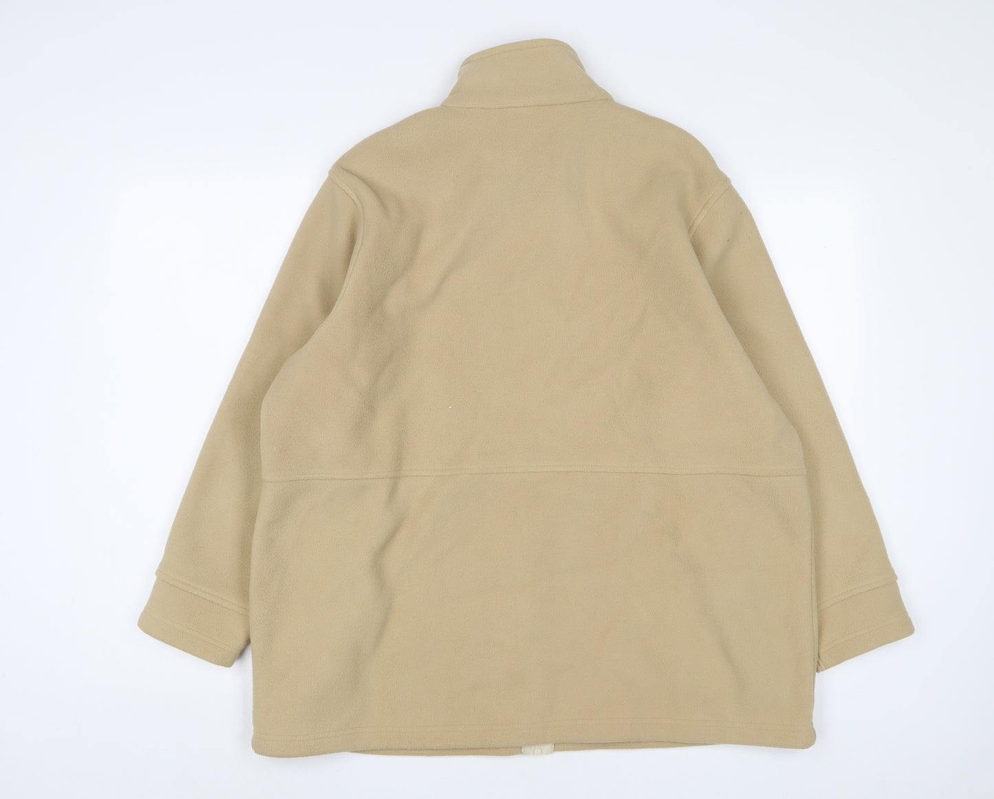Classic Womens Beige Jacket Size 16 Zip