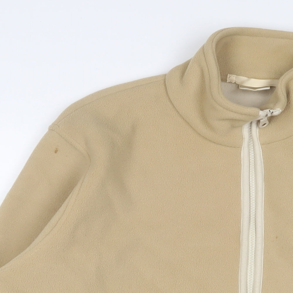 Classic Womens Beige Jacket Size 16 Zip