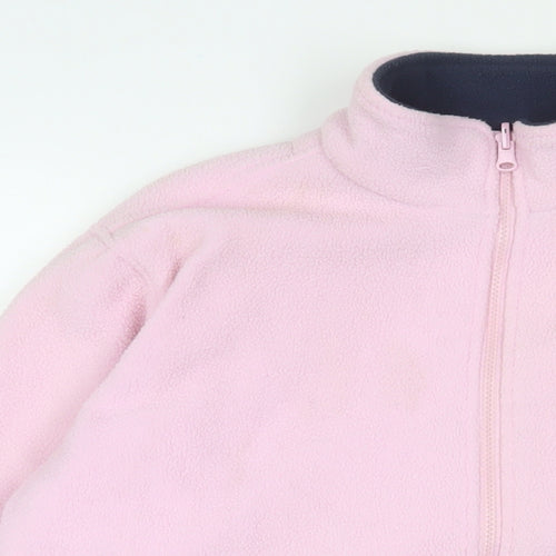 Being Casual Womens Pink Jacket Size 12 Zip