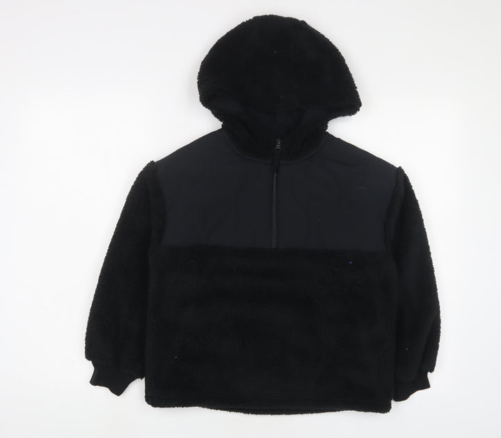 NEXT Girls Black Jacket Size 9 Years Zip