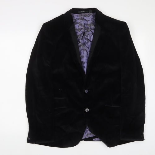 Ted Baker Mens Black Cotton Jacket Suit Jacket Size 42 Regular