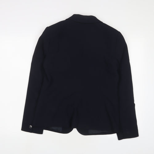 John Lewis Womens Blue Jacket Blazer Size 12 Button