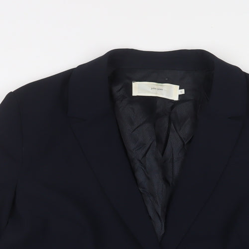 John Lewis Womens Blue Jacket Blazer Size 12 Button