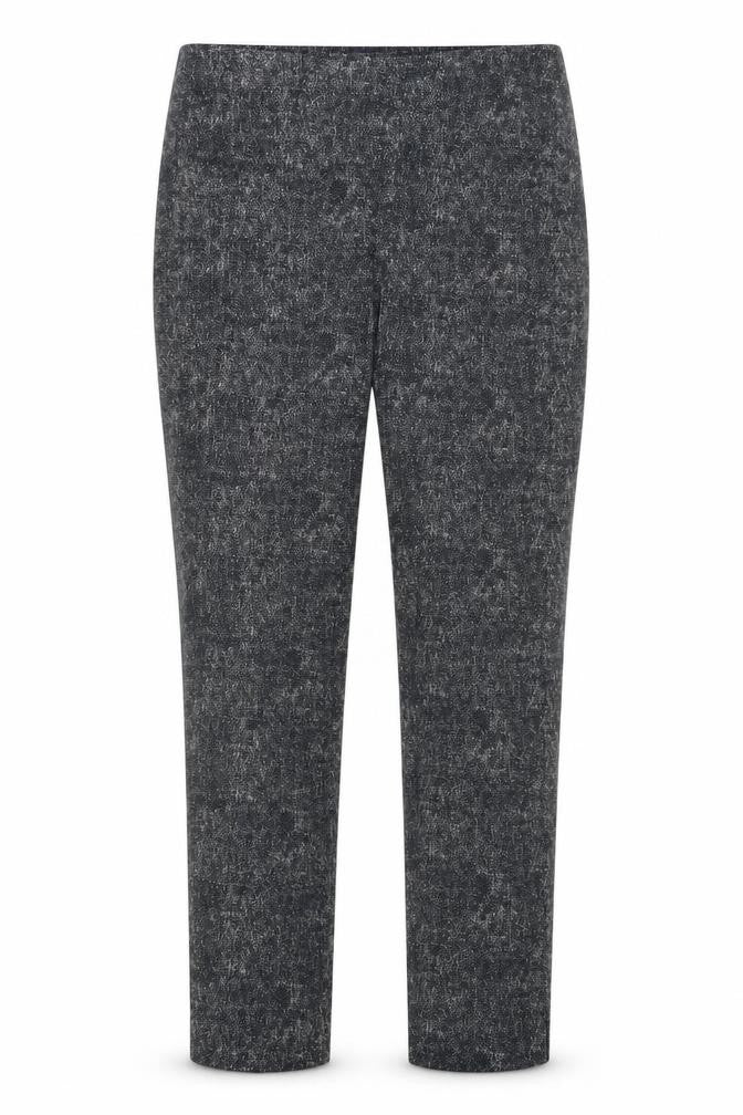 Marks and Spencer Womens Blue Cotton Trousers Size 12 L27 in Regular Hook & Eye