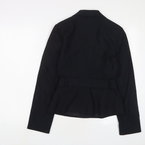 Kookai Womens Black Jacket Blazer Size 12 Button