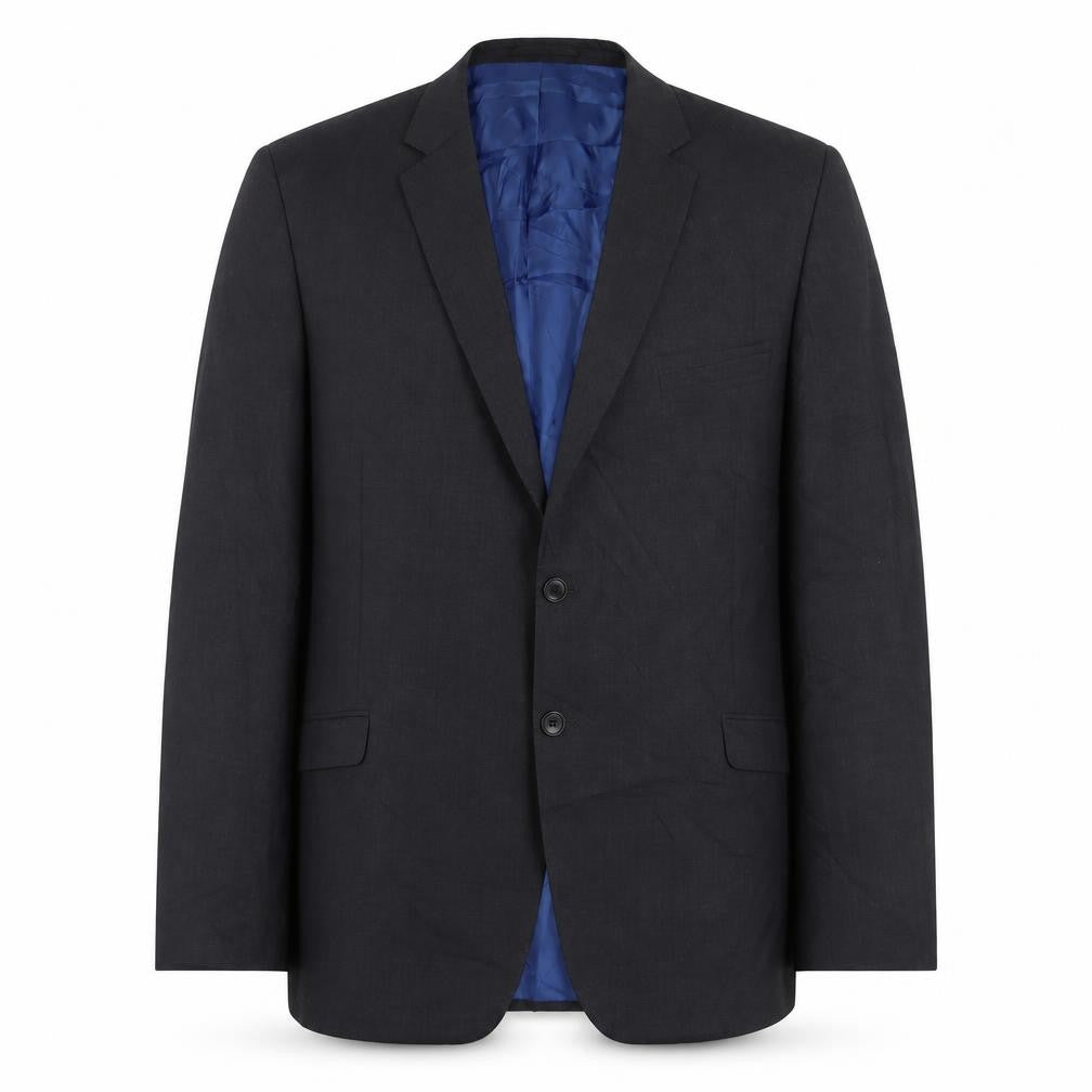 Front view of PerformanceSuits men’s grey wool jacket suit jacket, size 48, regular
