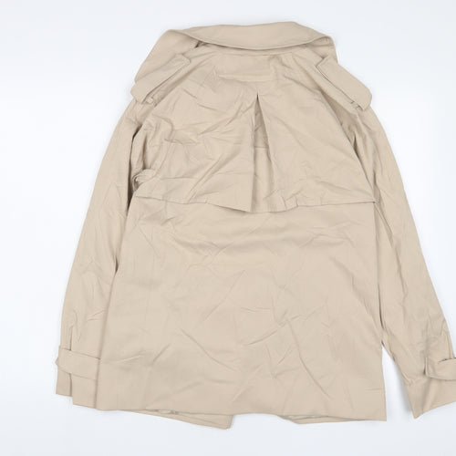 Marks and Spencer Womens Beige Jacket Size 6 Snap