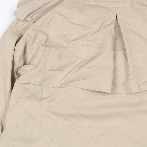 Marks and Spencer Womens Beige Jacket Size 6 Snap