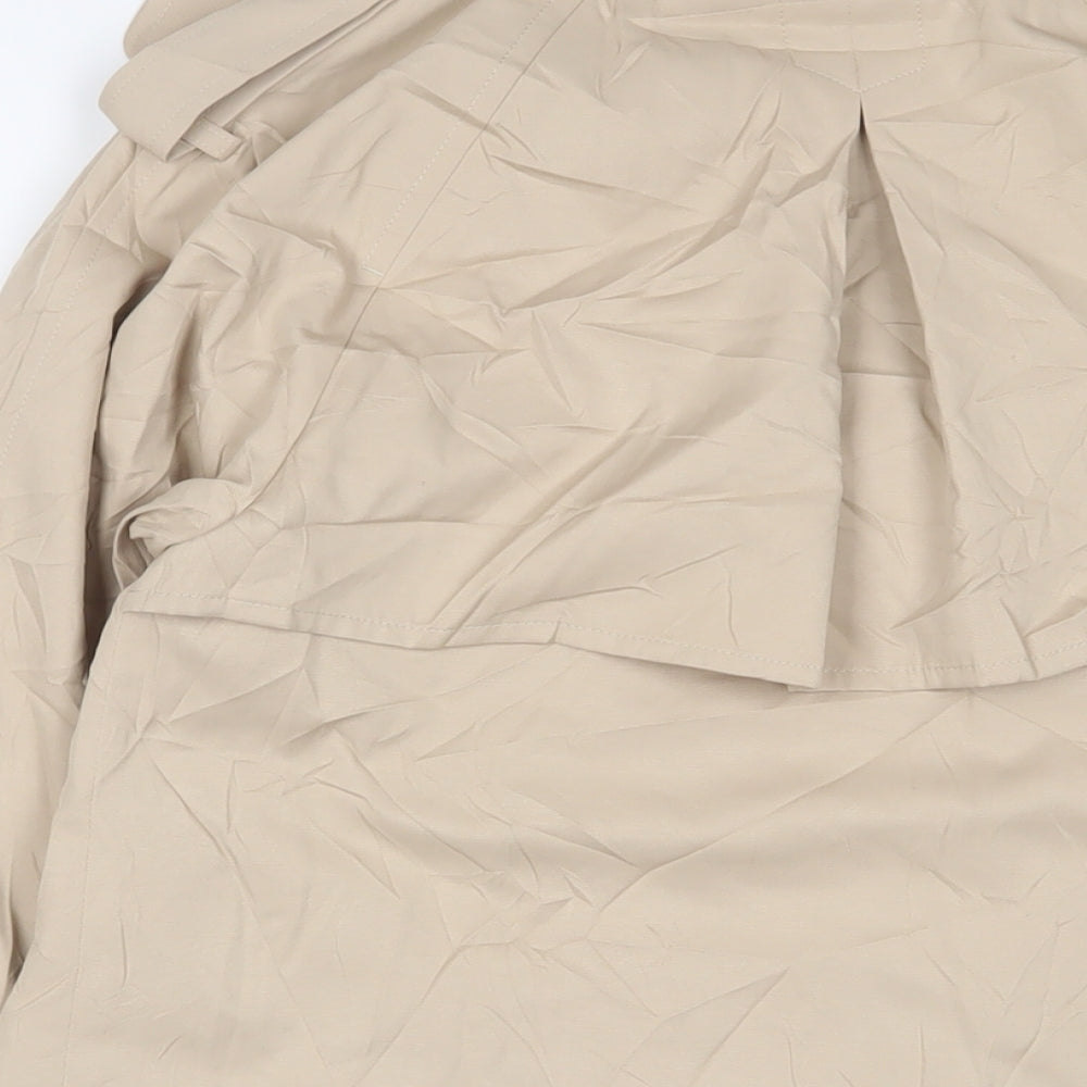Marks and Spencer Womens Beige Jacket Size 6 Snap