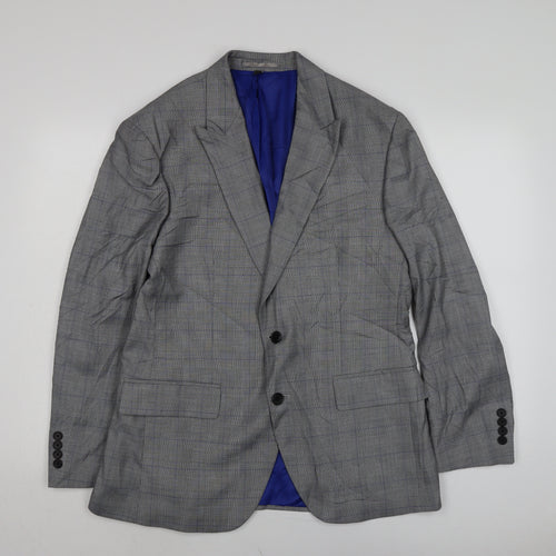 Marks and Spencer Mens Grey Polyester Jacket Suit Jacket Size 40 Regular