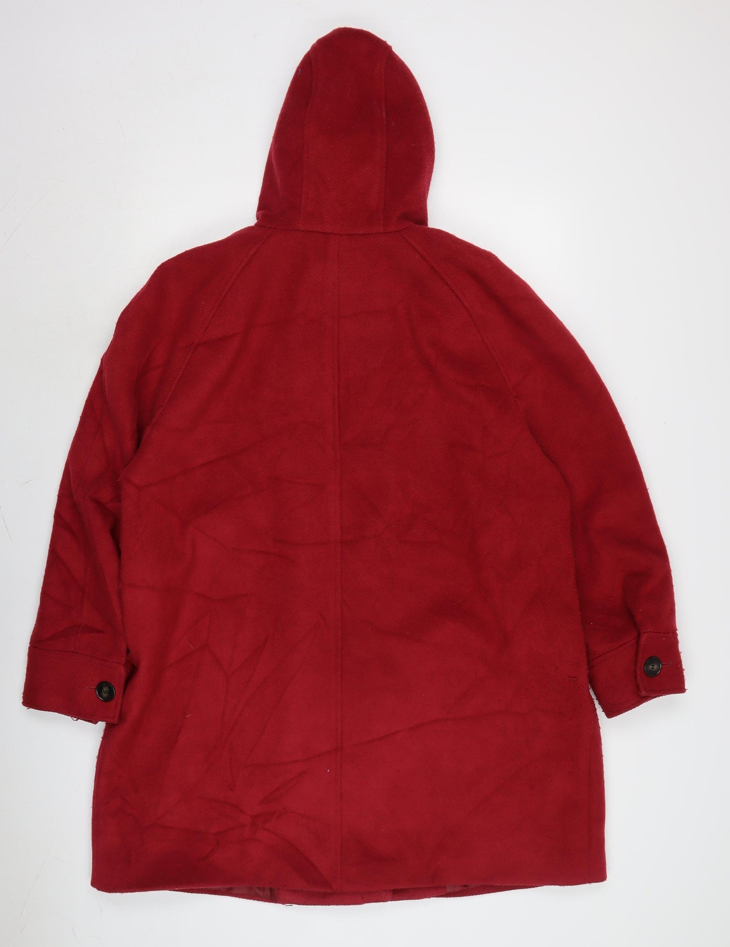 Marks and Spencer Womens Red Parka Coat Size 20 Zip