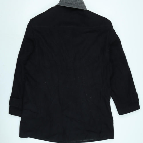 SP Mens Blue Overcoat Coat Size XL Zip