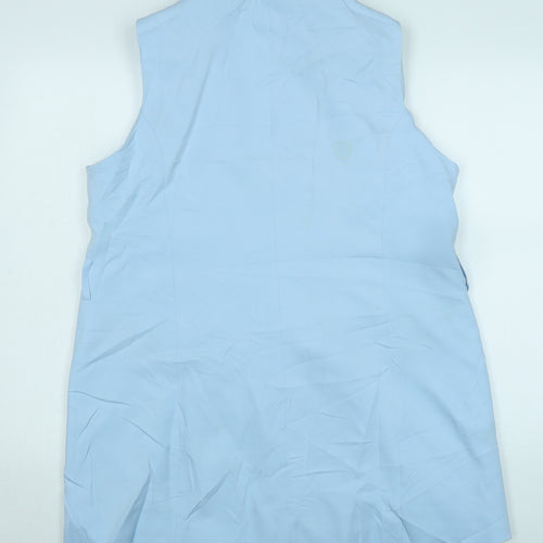 Selected Womens Blue Gilet Waistcoat Size 16
