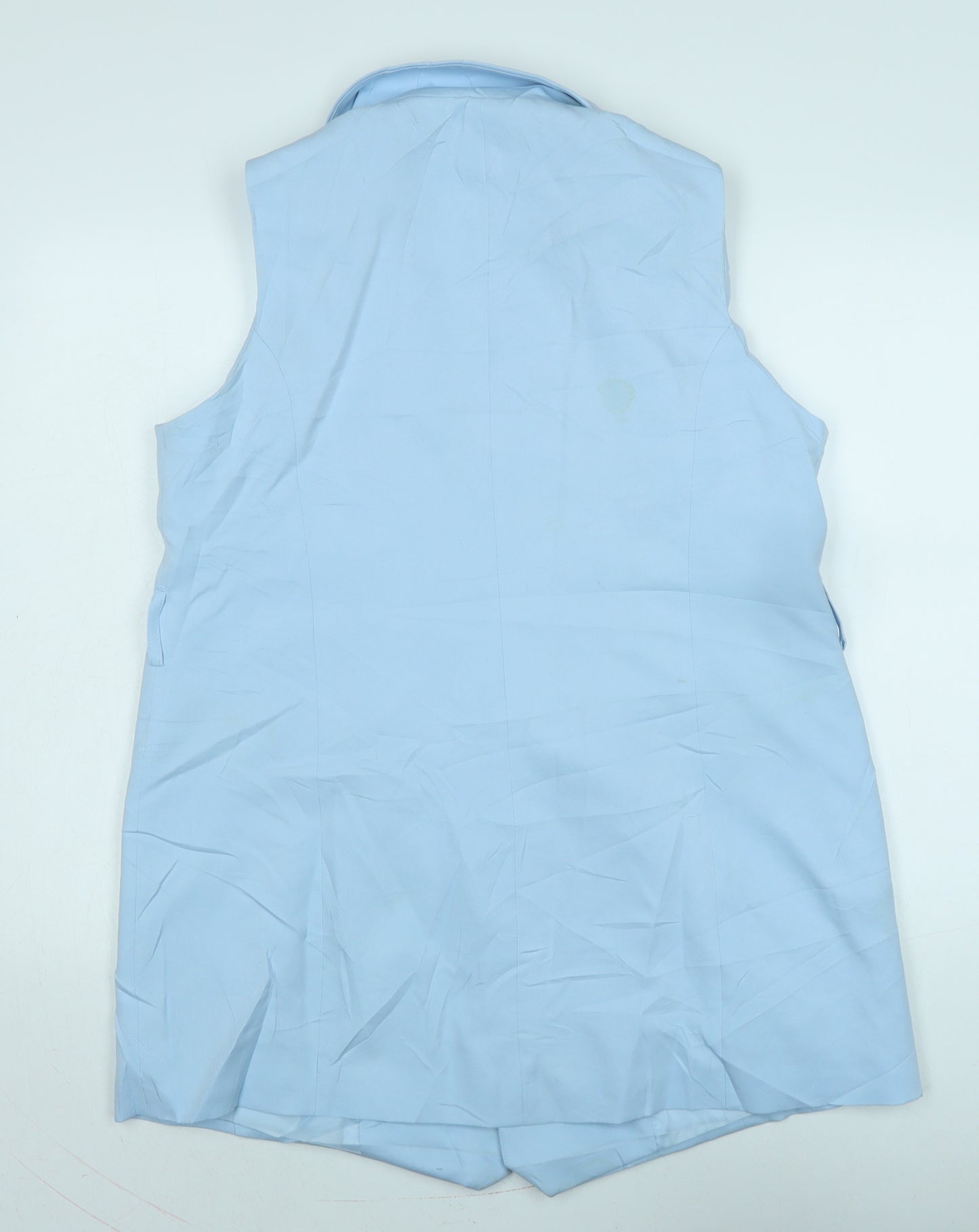 Selected Womens Blue Gilet Waistcoat Size 16