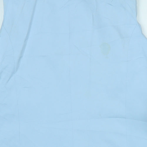 Selected Womens Blue Gilet Waistcoat Size 16