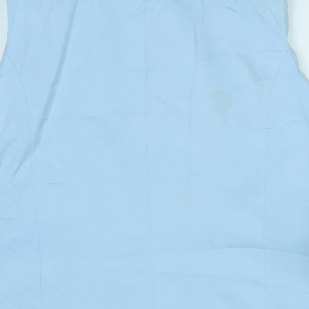 Selected Womens Blue Gilet Waistcoat Size 16