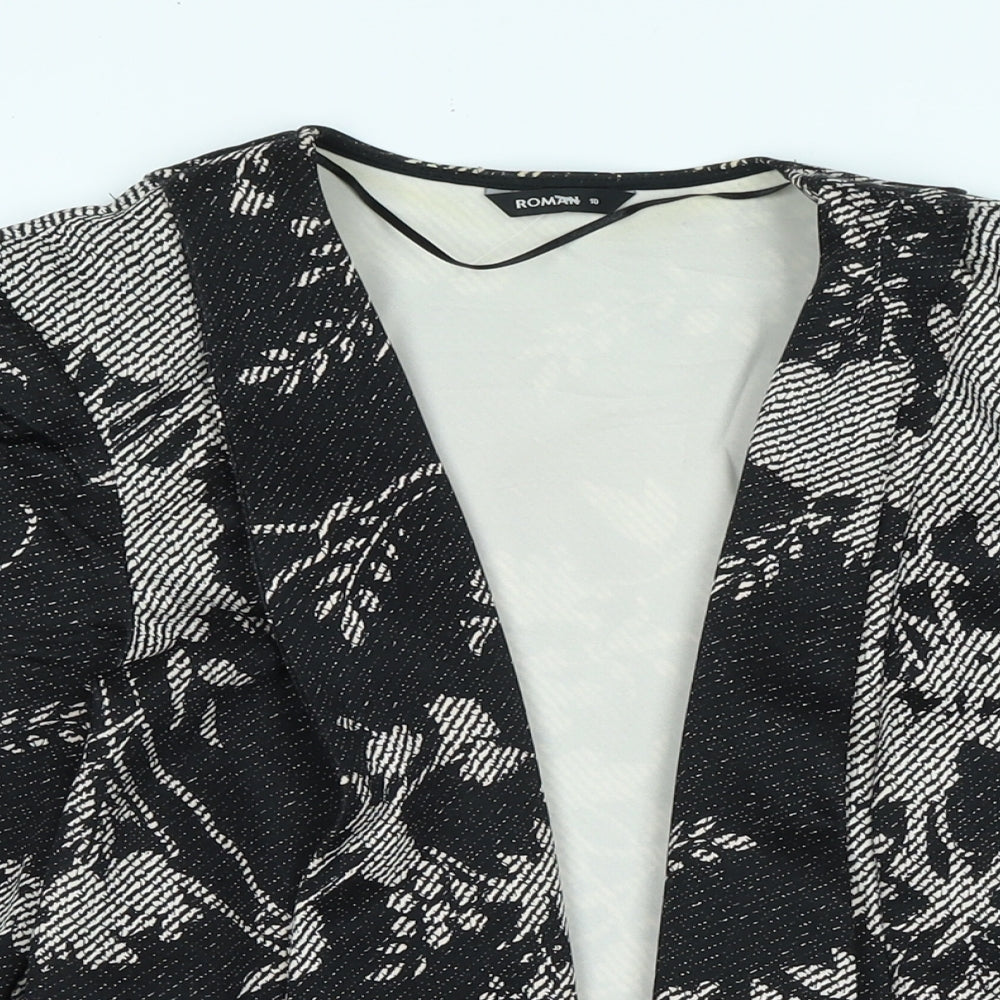 Roman Womens Black Jacket Size 10