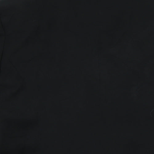 Evans Womens Black Jacket Size 18 Button
