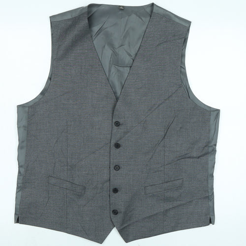Marks and Spencer Mens Green Gilet Waistcoat Size 42 Button