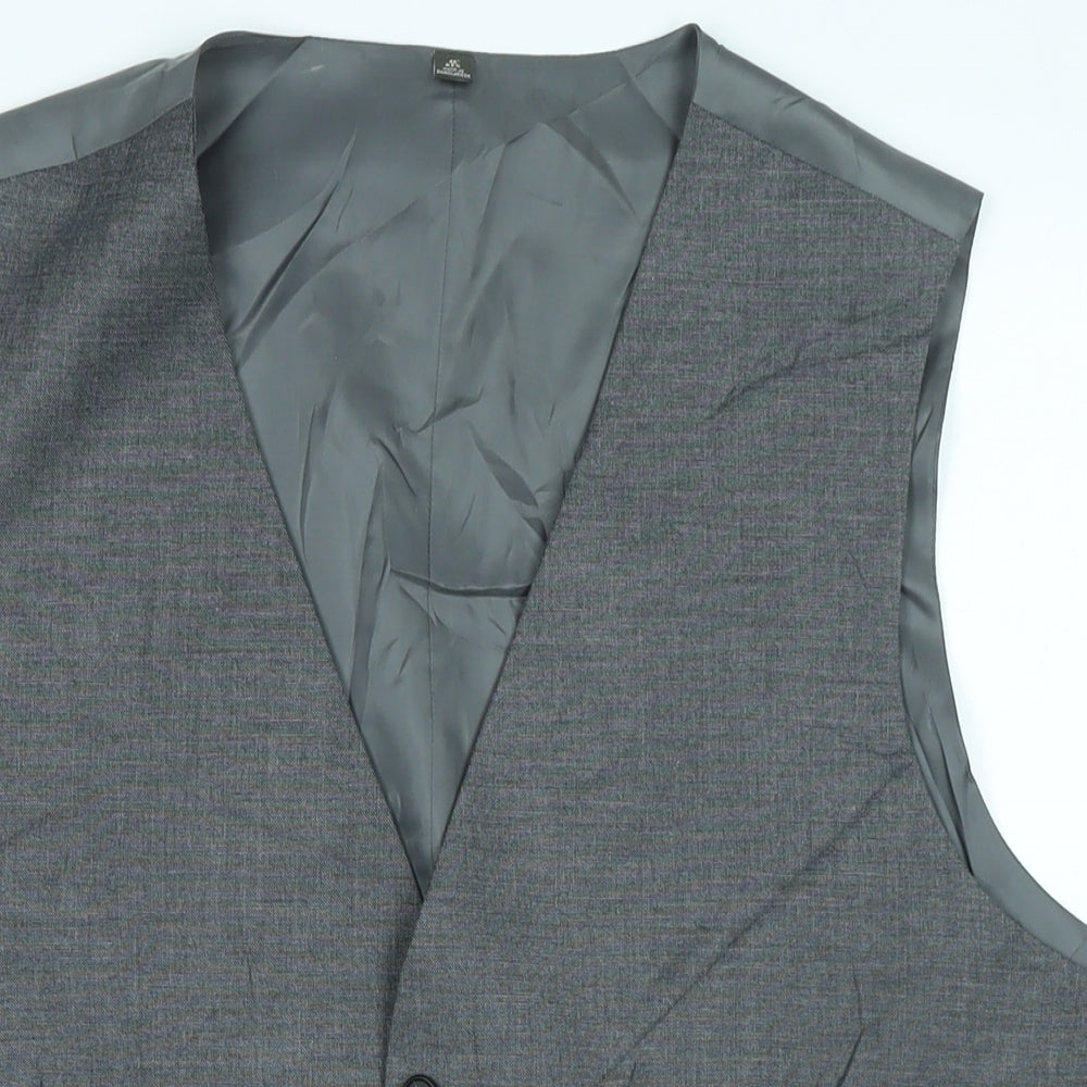 Marks and Spencer Mens Green Gilet Waistcoat Size 42 Button